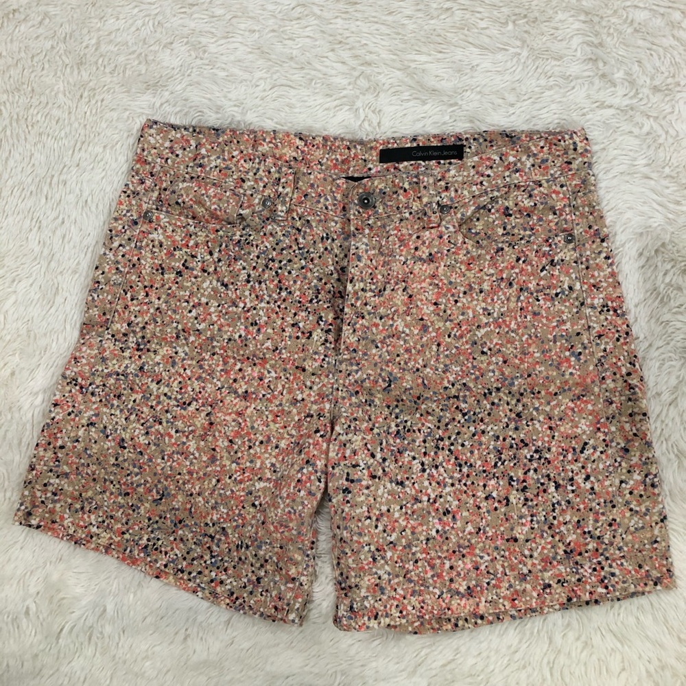 Calvin Klein Jeans speckled shorts